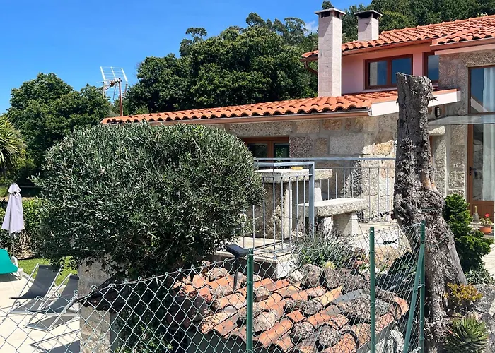 Сasa de vacaciones Casa da Lage - 2 lareiras - Piscina privada